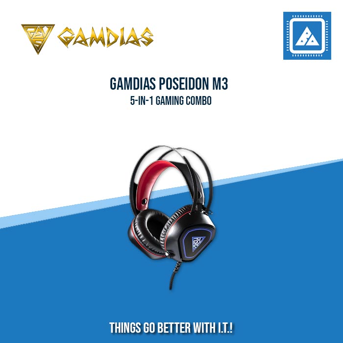 GAMDIAS POSEIDON M3 5-IN 1 GAMING COMBO GAMDIAS POSEIDON M3 5-IN 1 GAMING COMBO